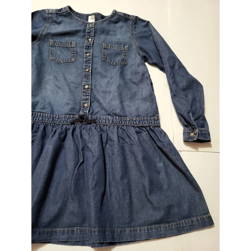 (#2) Oshkosh B'Gosh Girls  Blue Denim Dress Size 12